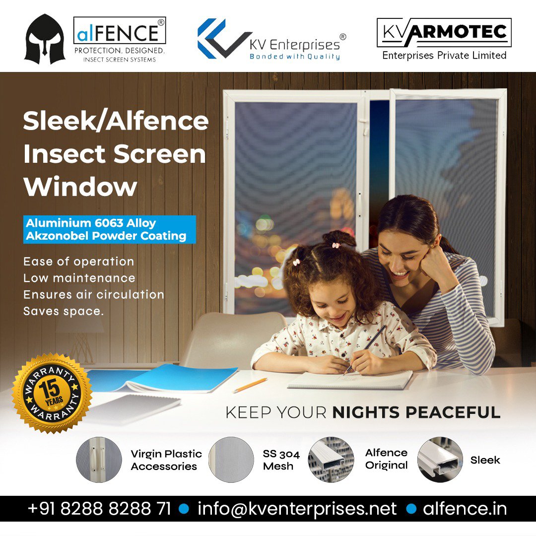 Sleek Mosquito Net Windows - Style Meets Protection | Alfence